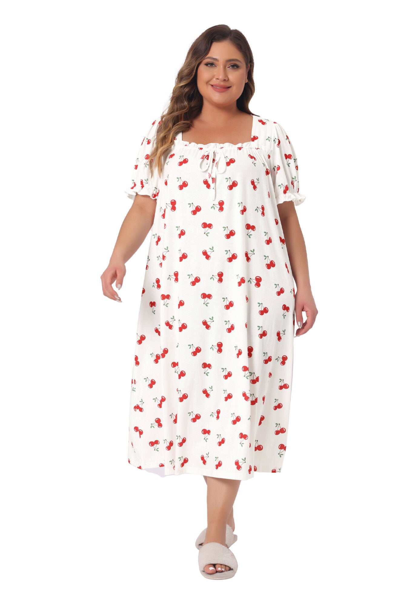 Cherry Ruffle Princess Nightdress