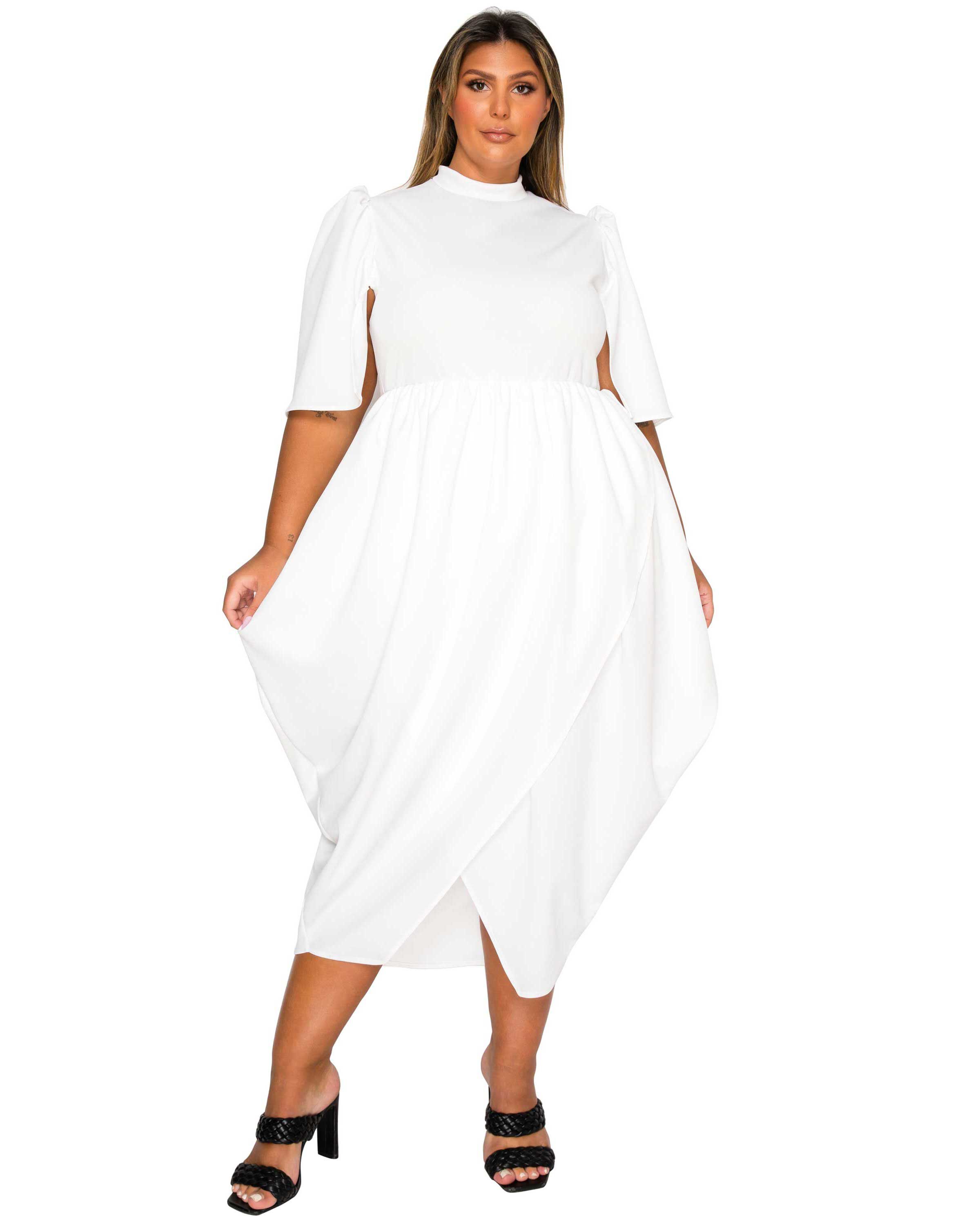 Aesira Tulip Hem Pocket Dress