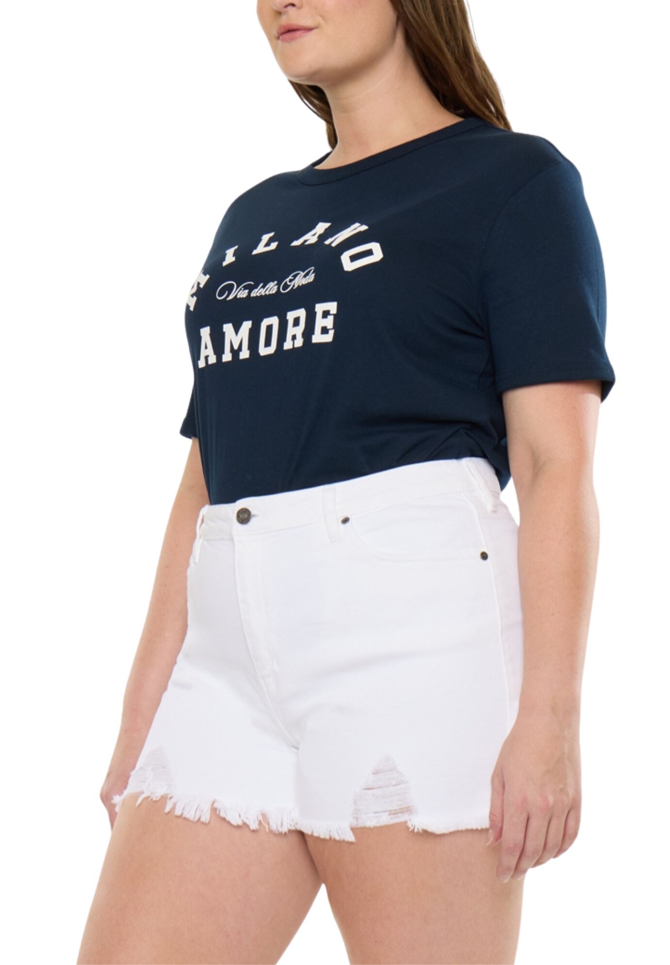 Cleo High Rise Shorts (Plus Size)