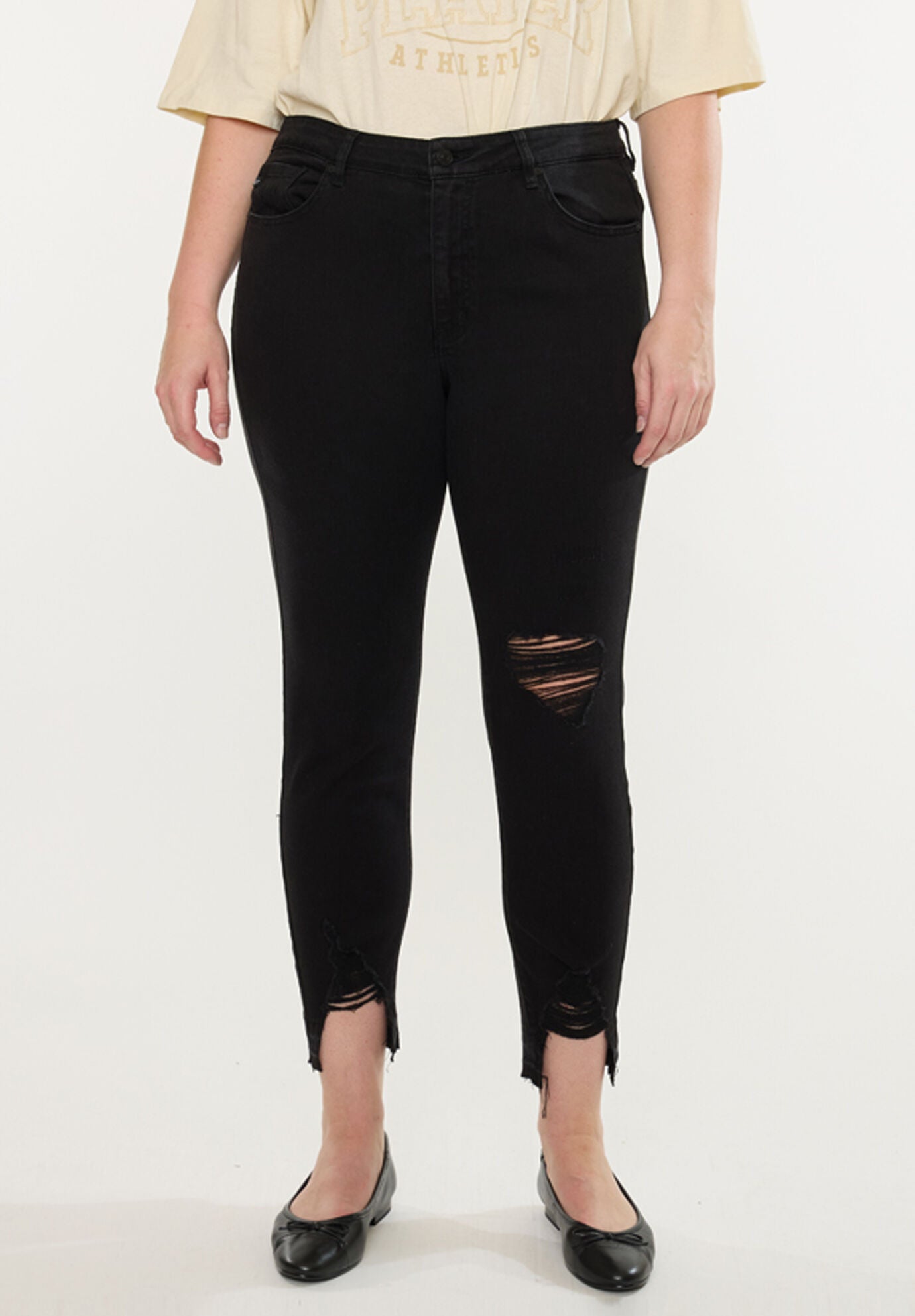 Plus Size High Waisted Jeans in Plus Size Jeans