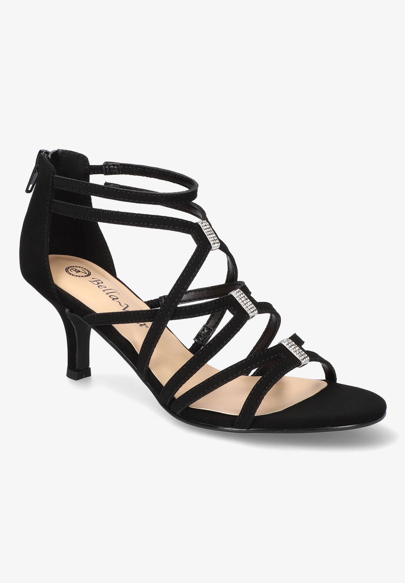 Karlette Sandals, BLACK SUEDE, hi-res image number 0