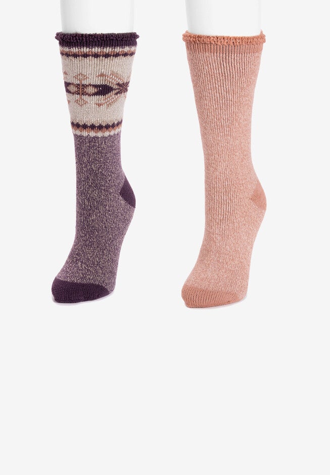 Heat Retainer 2-Pair Socks, , alternate image number null