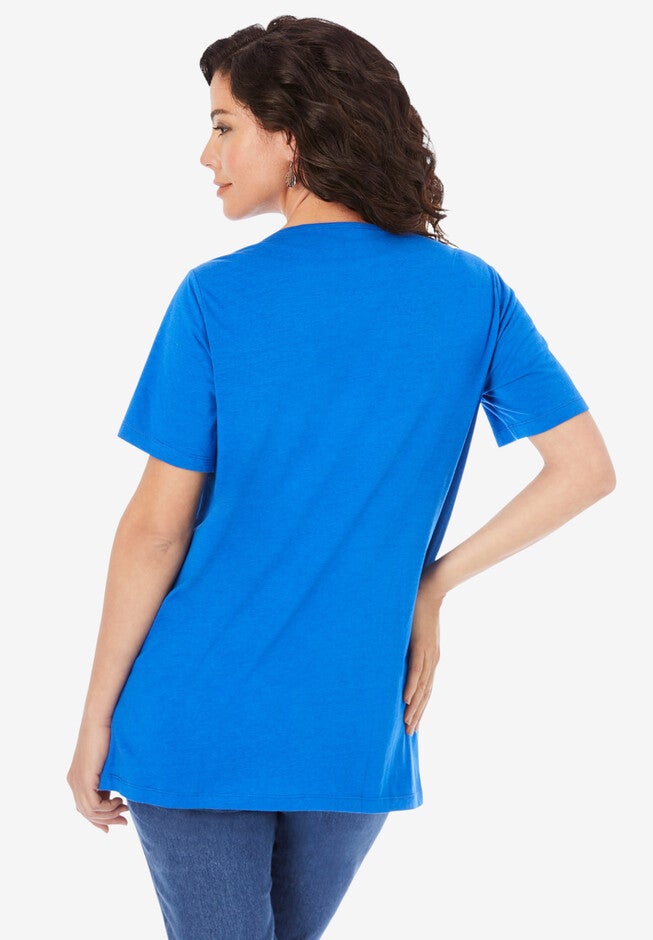 Embroidered Bib Tee, , on-hover image number null