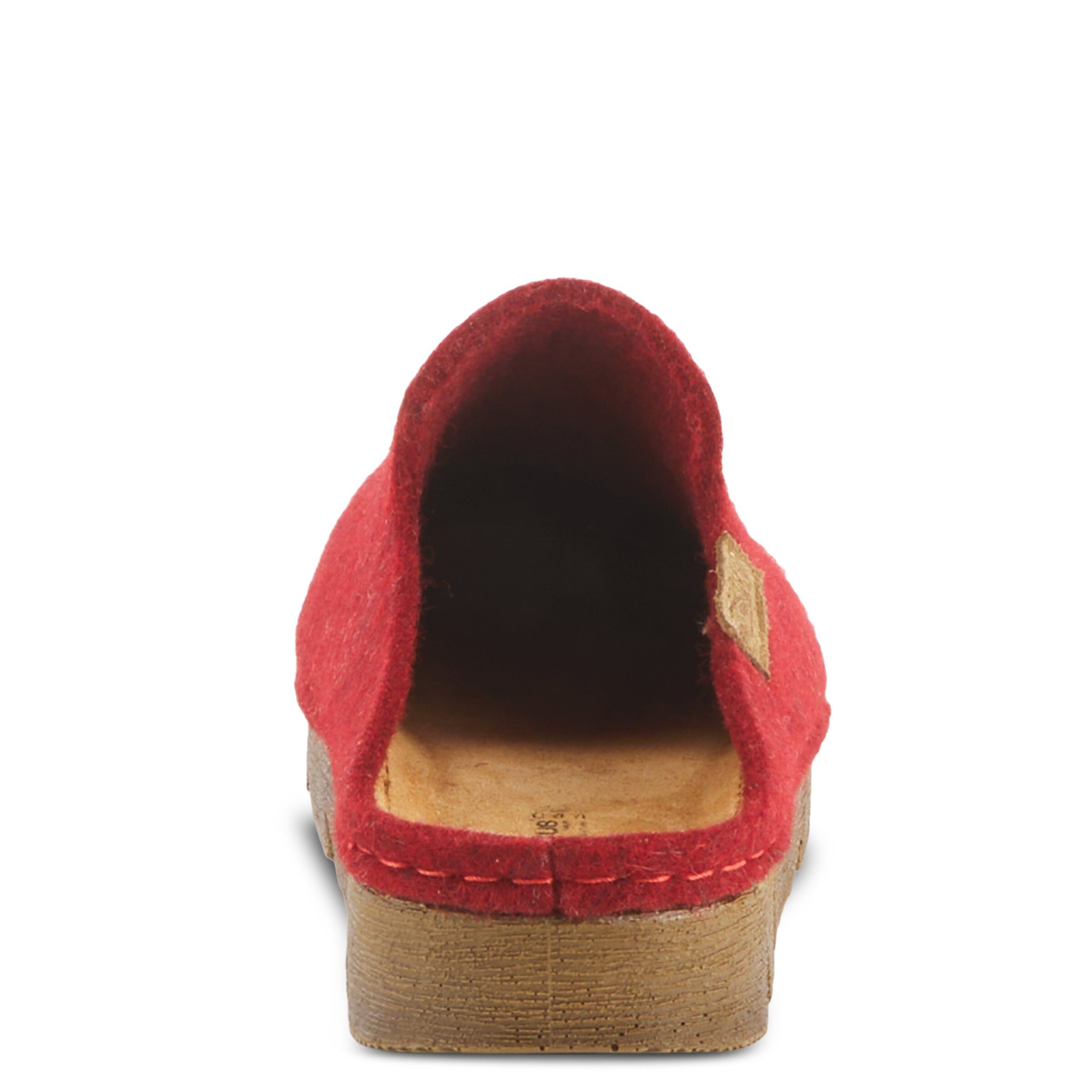Cloggish Open Back Clog Slipper, RED, on-hover image number 1