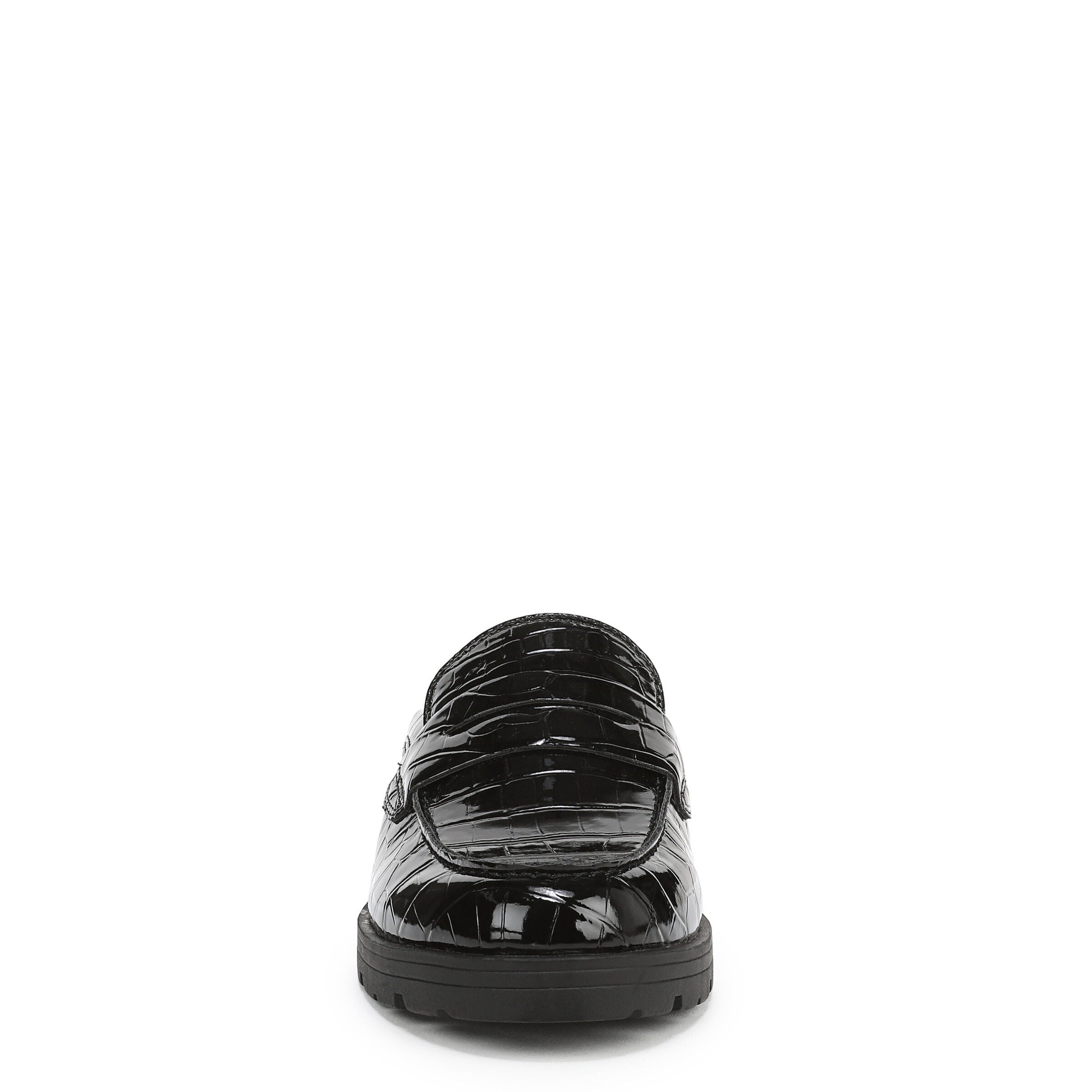 London Slip-On Mule Loafer, BLACK, alternate image number 4