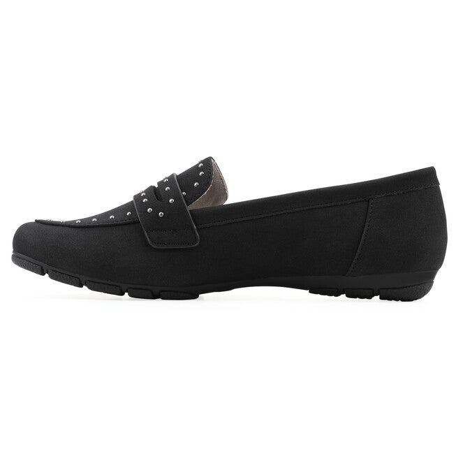Giada Driving Mocassin, BLACK SUEDED SMOOTH, alternate image number 3