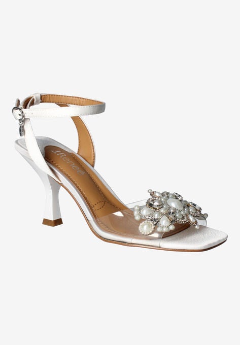 Raelyn Sandal, CLEAR WHITE, hi-res image number null