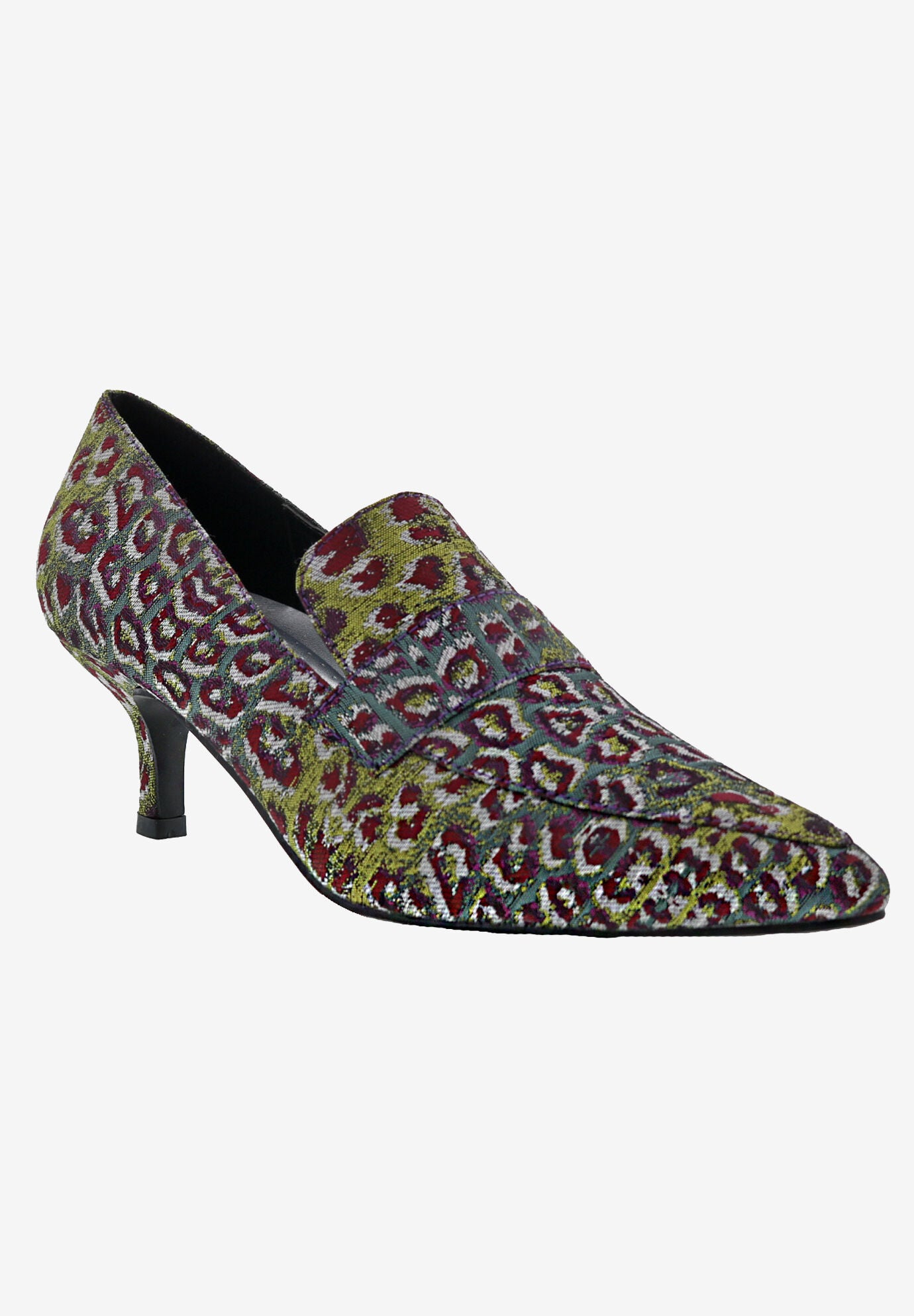 Brim Pump, WINE MULTI LEOPARD, hi-res image number 0