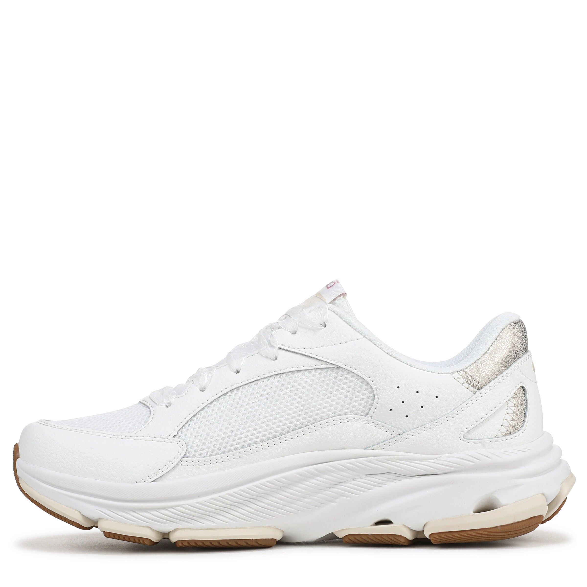 Devotion X Max Classic Walking Sneaker, WHITE LEATHER, alternate image number 5