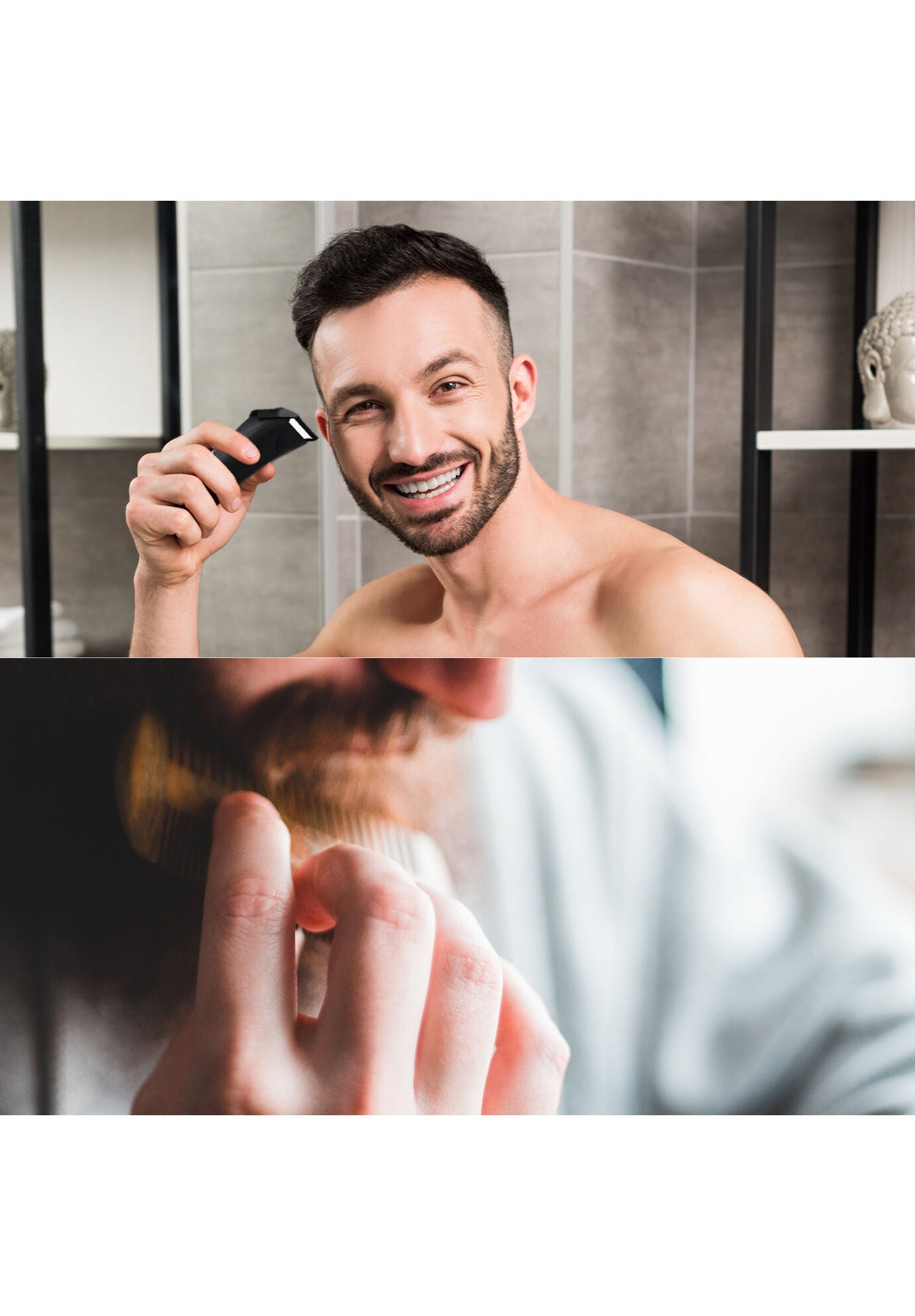 Mario Lopez Wireless Body Hair Trimmer & Shaver And Beard Care Grooming Kit Bundle, , alternate image number 2