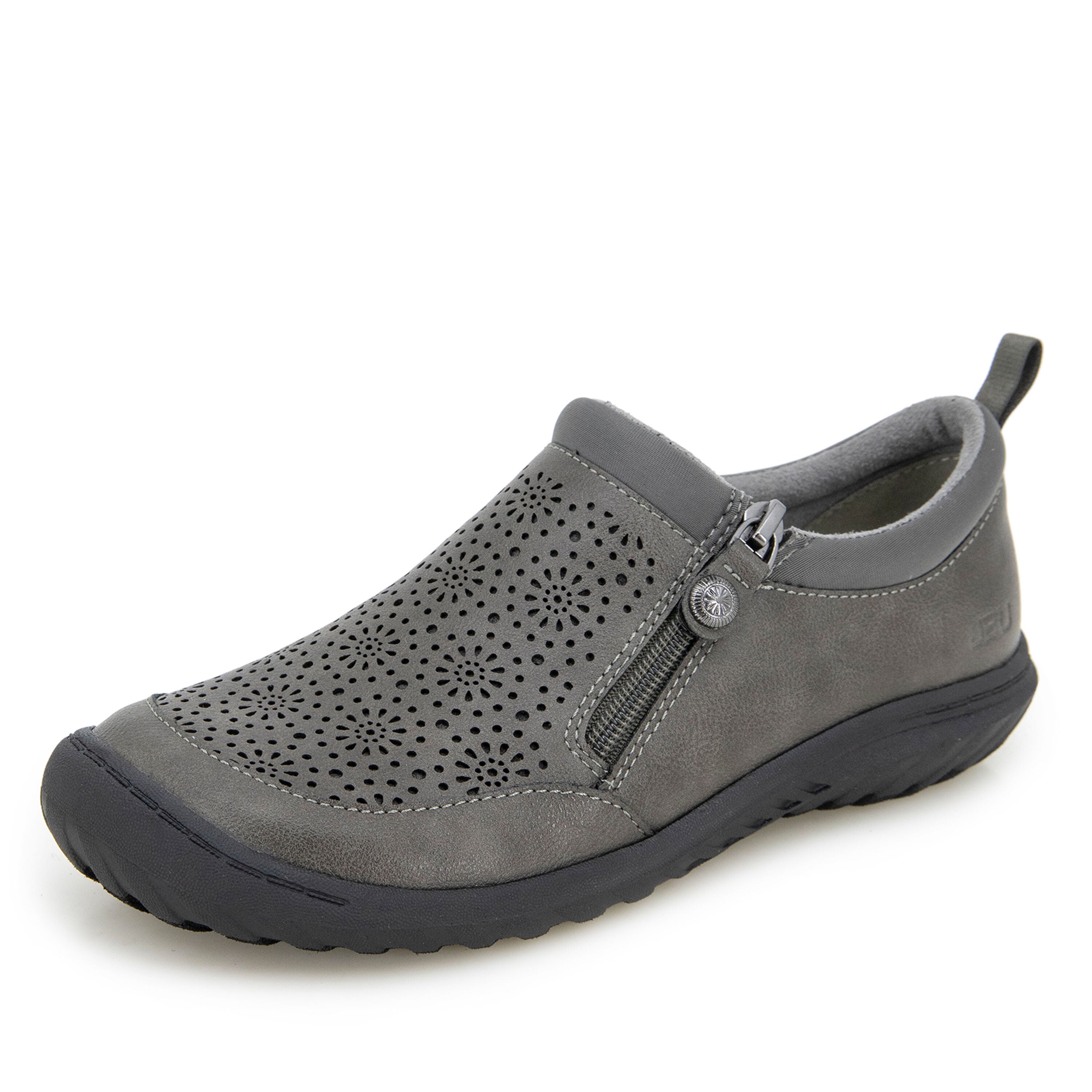 Avery Closed Casual Flat, GREY, alternate image number 6