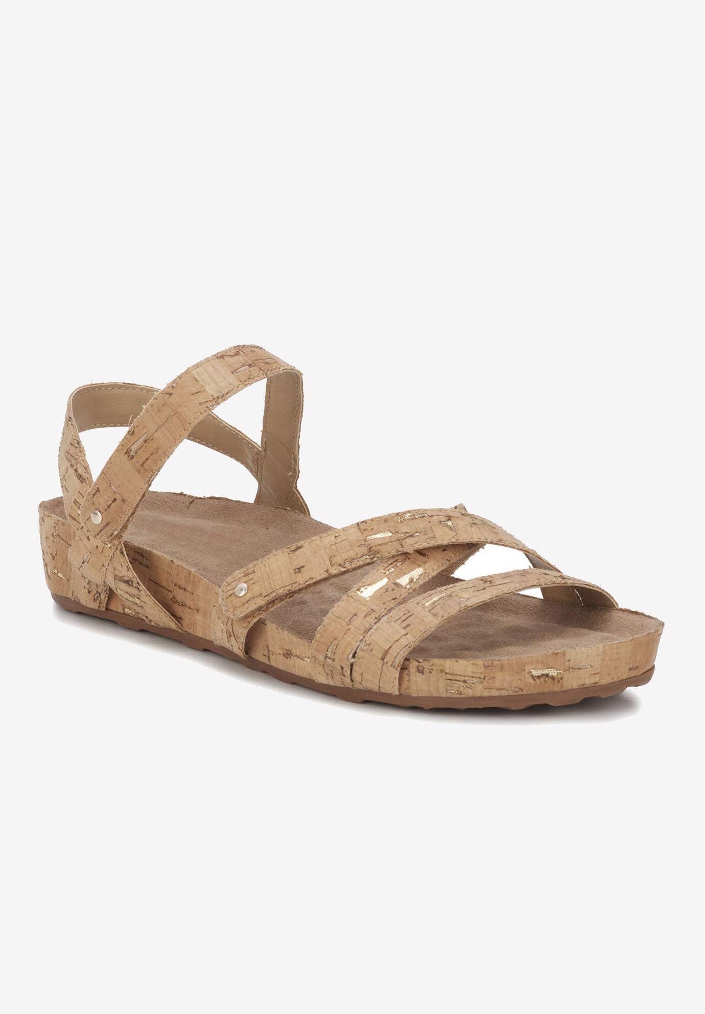 Pool Strappy Sandal, GOLD CORK, hi-res image number 0
