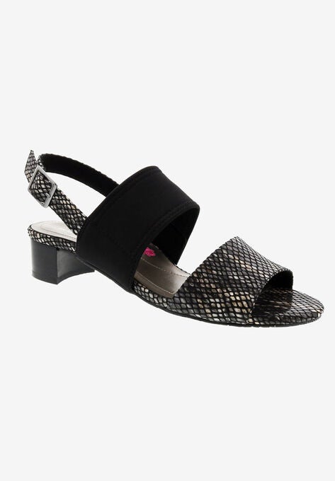 Vandy Slingback, BLACK COMBO, hi-res image number null