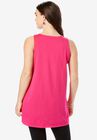 Sleeveless Lattice Ultimate Tunic, , on-hover image number null