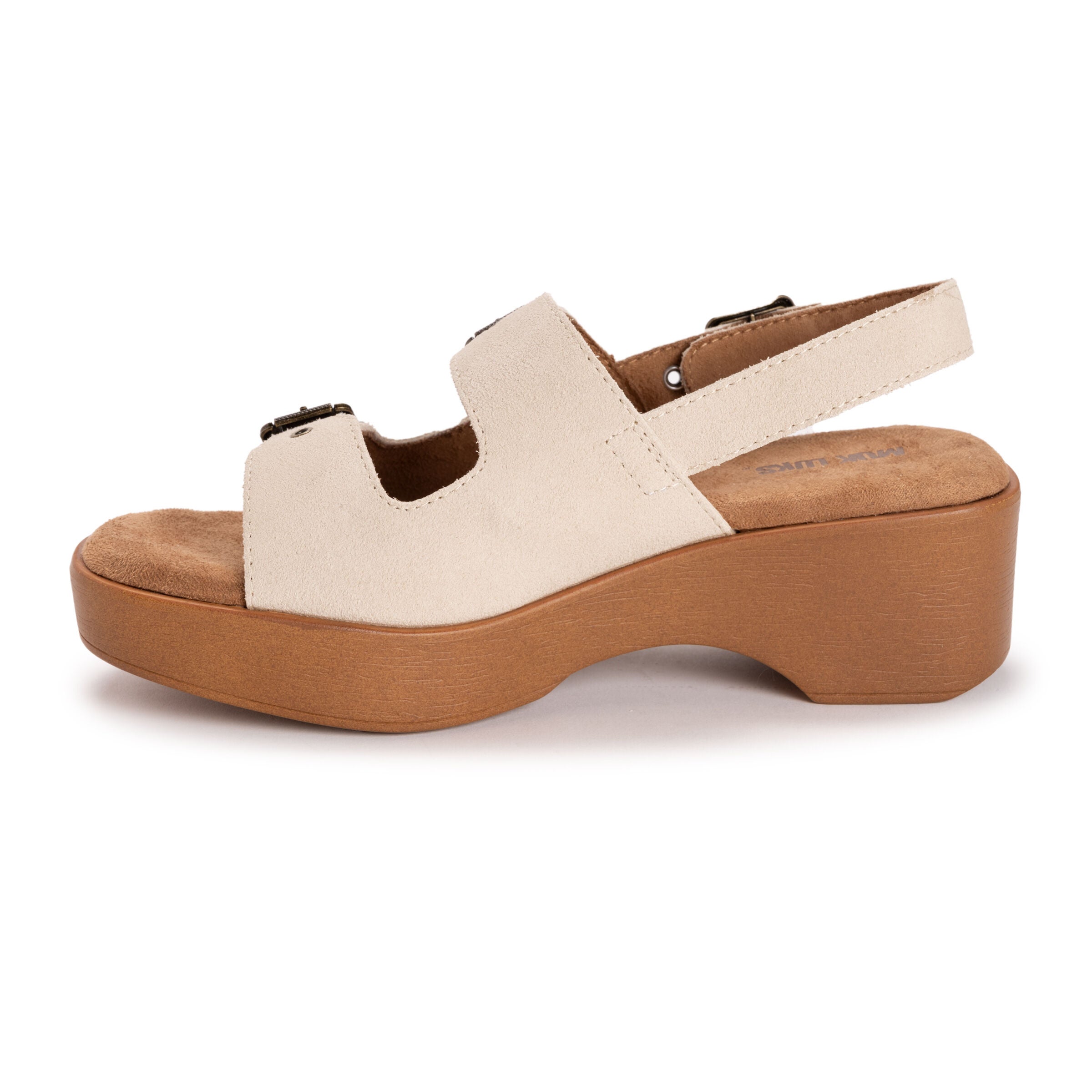Calliope Sandal, NATURAL SUEDE, alternate image number 3