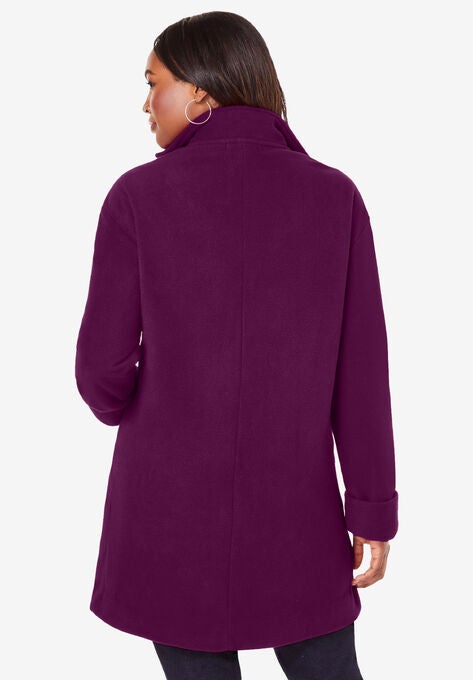 Plush Fleece Driving Coat, , on-hover image number null