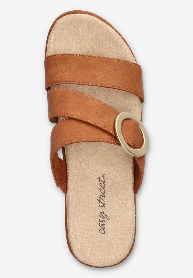 Mina Wedge Sandal, TAN, alternate image number 6