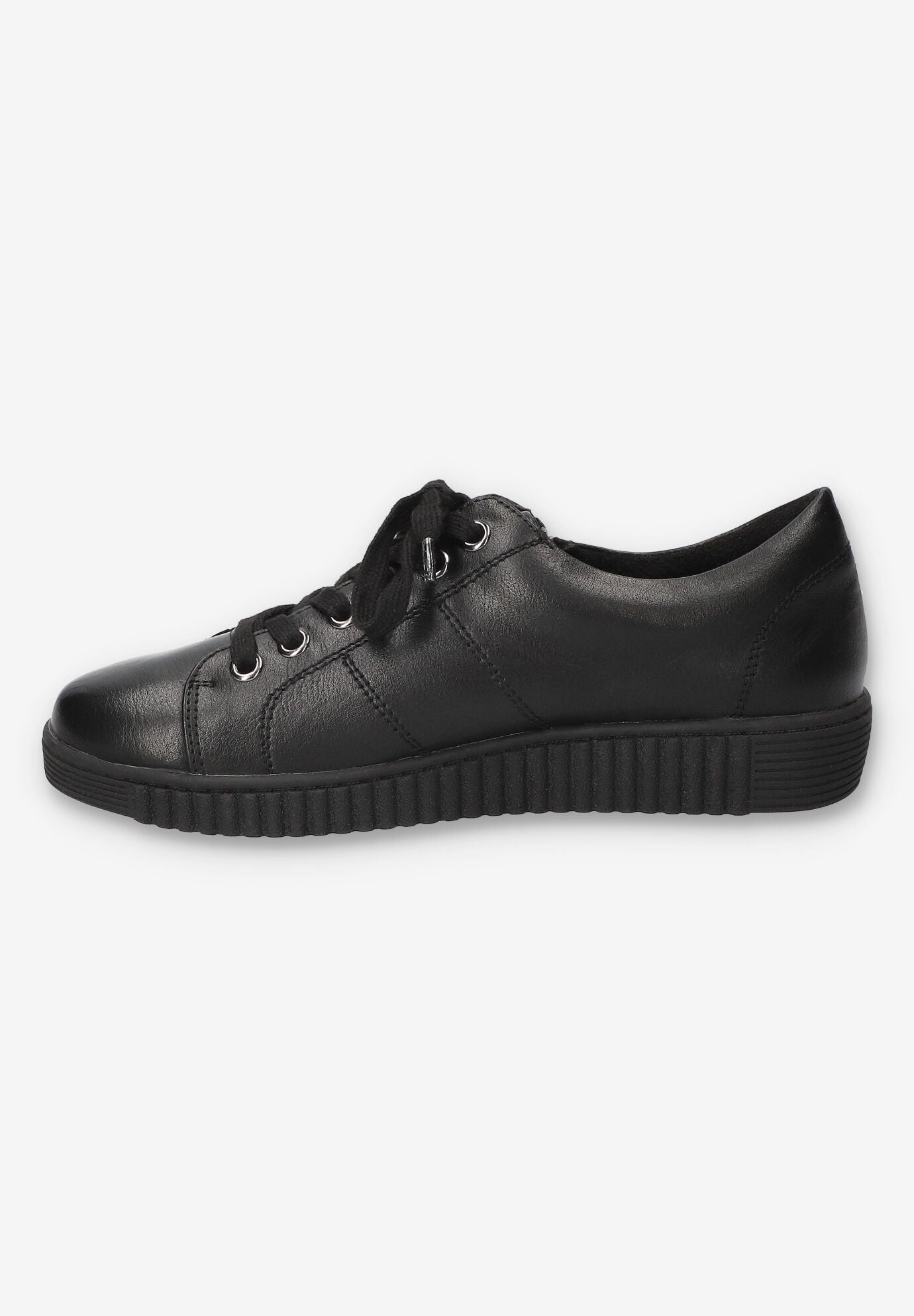 Novie Platform Sneaker, BLACK, alternate image number 4