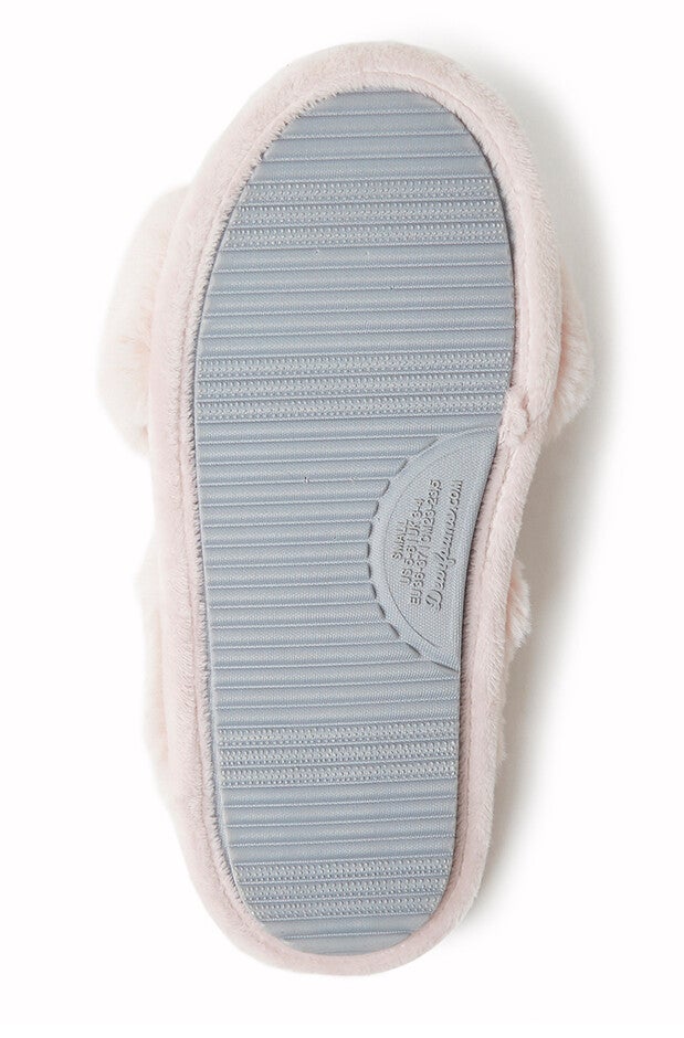 Jessica Furry Crossband Slide Slipper, , alternate image number null