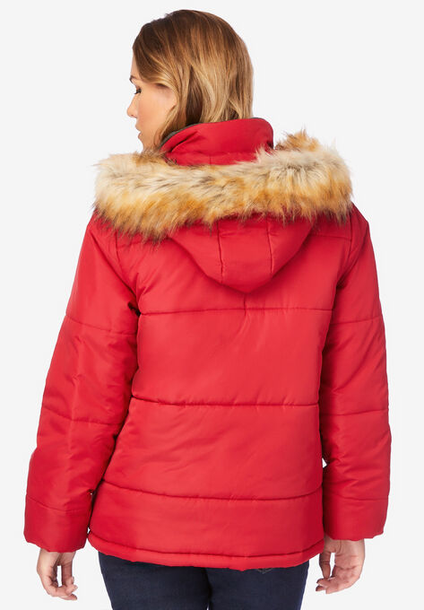 Short-Length Puffer Jacket, , on-hover image number null