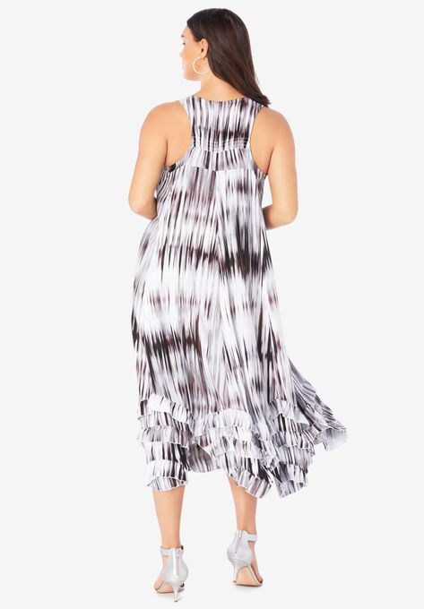 Tye-Dye Embellished Dress, , on-hover image number null