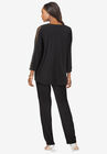 Ultrasmooth® Fabric Embellished Pant Set, , on-hover image number null