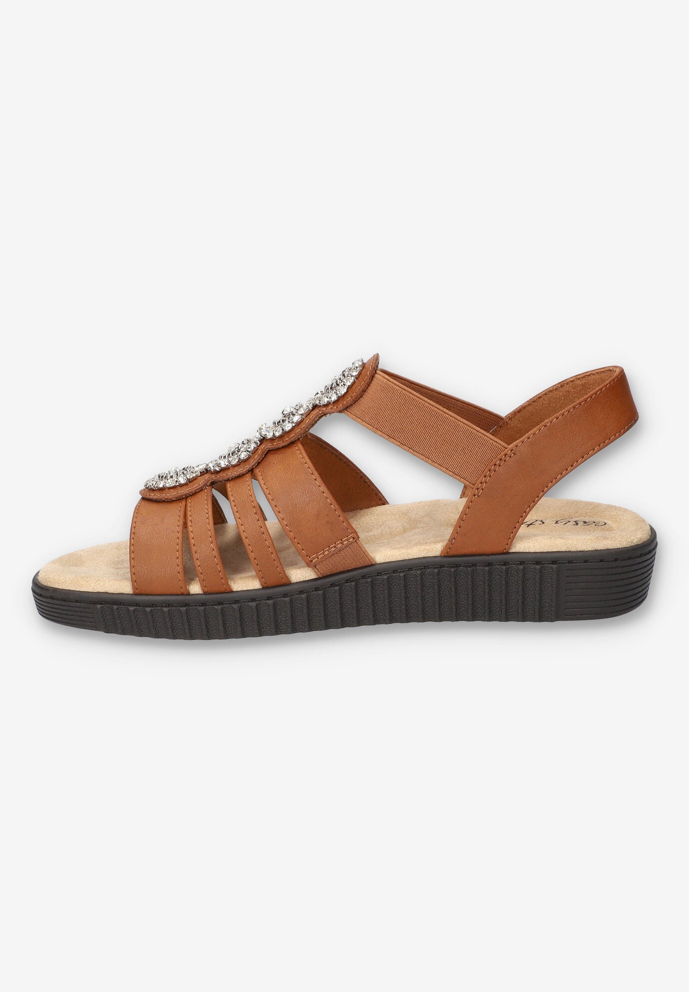 Samira Platform Sandal, LUGGAGE, alternate image number 4