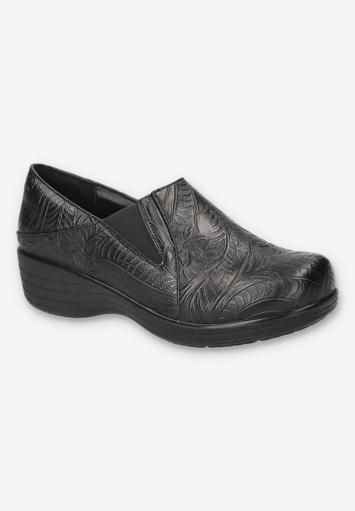 Domino Slip-Resistant Clog, BLACK TOOLED, hi-res image number 0