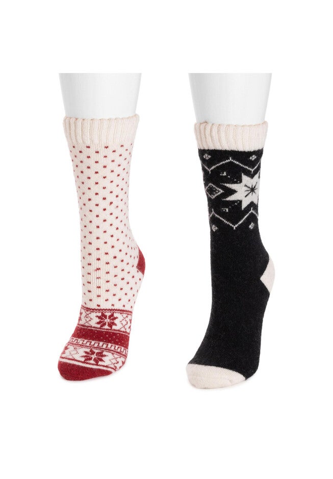 2 Pair Pack Wool Boot Socks, , alternate image number null