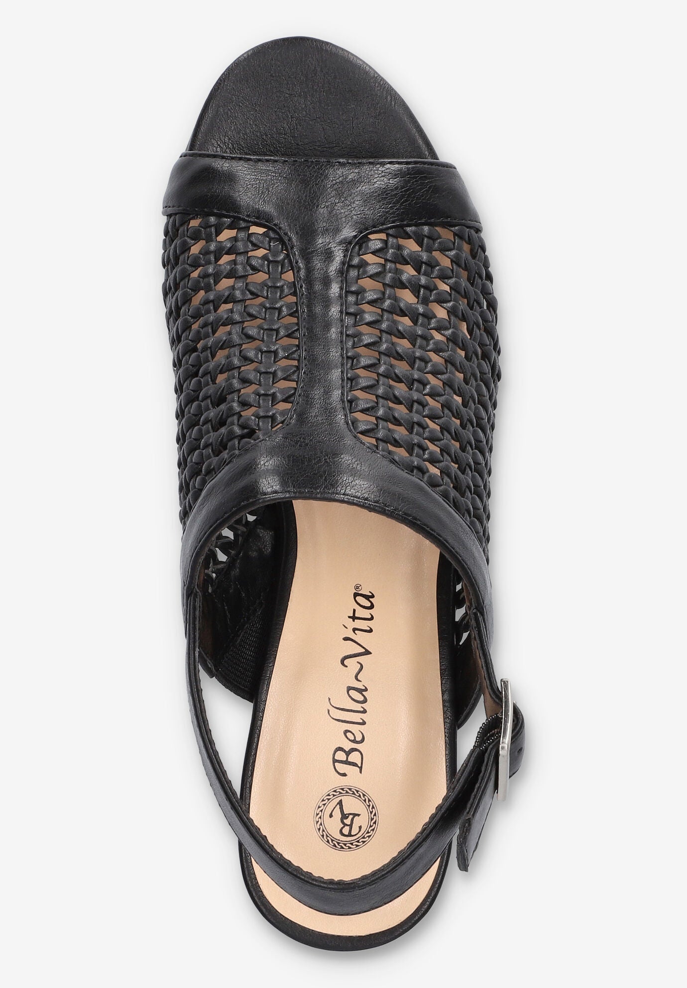 Adley Block Heel Sandals, BLACK, alternate image number 6