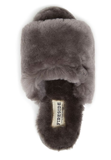 Cairns Shearling Slide Slippers, , alternate image number null