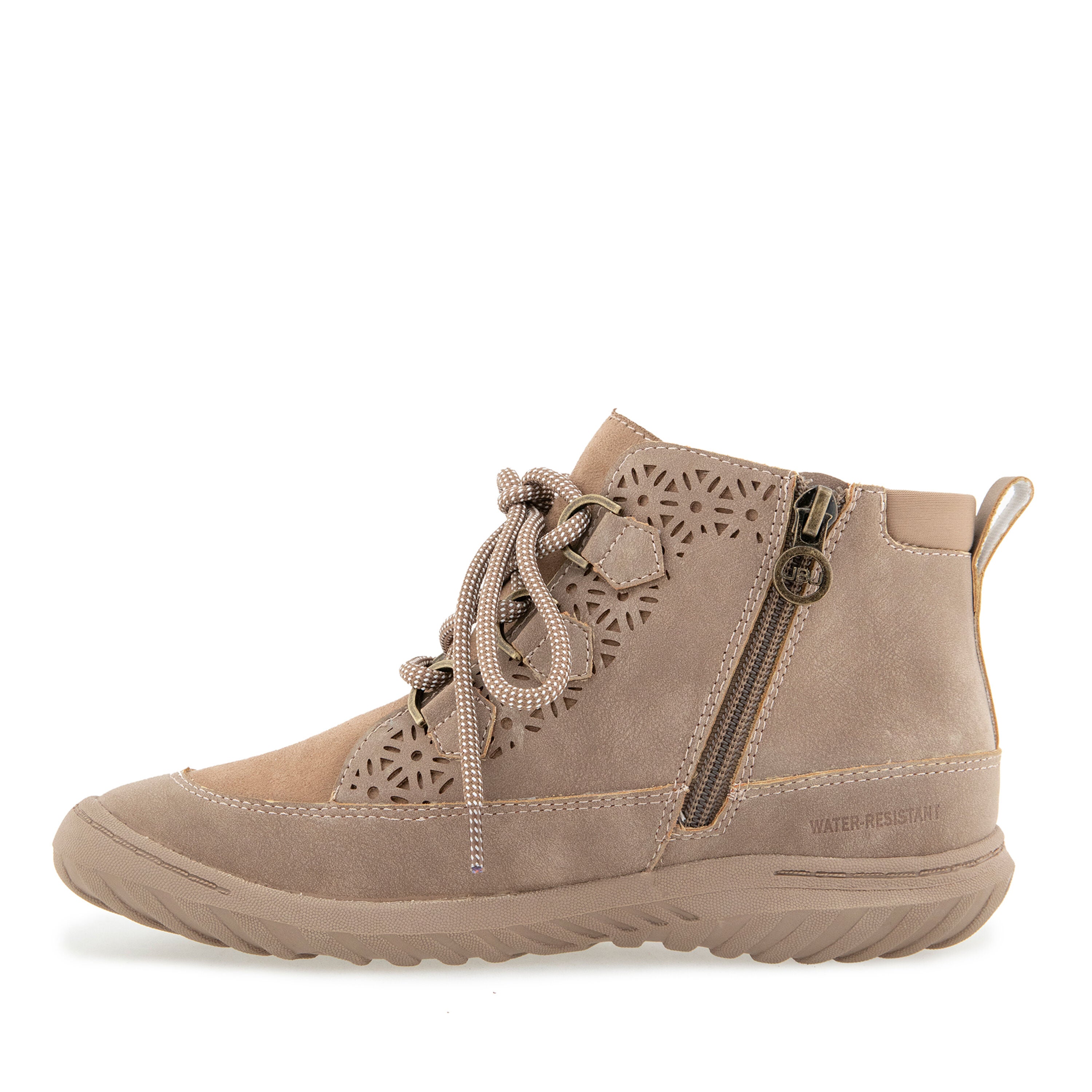 Roxanne Water Resistant Casual Boot, TAUPE, alternate image number 3