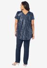 Sequin Tunic & Pant Set, , on-hover image number null