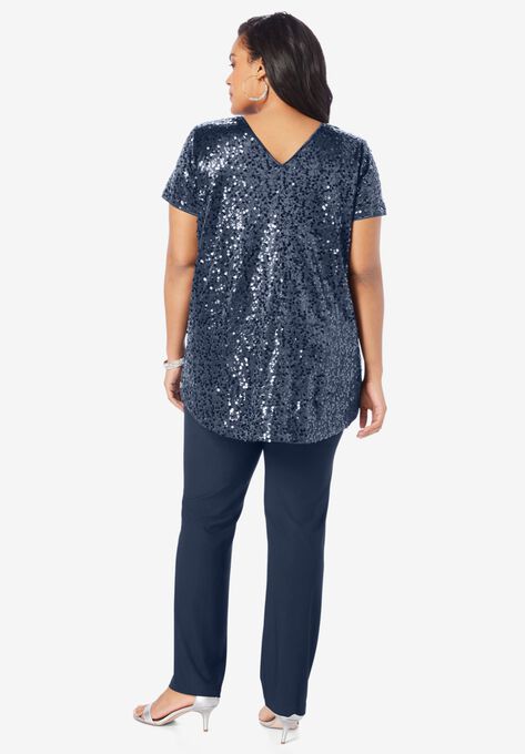 Sequin Tunic & Pant Set, , on-hover image number null