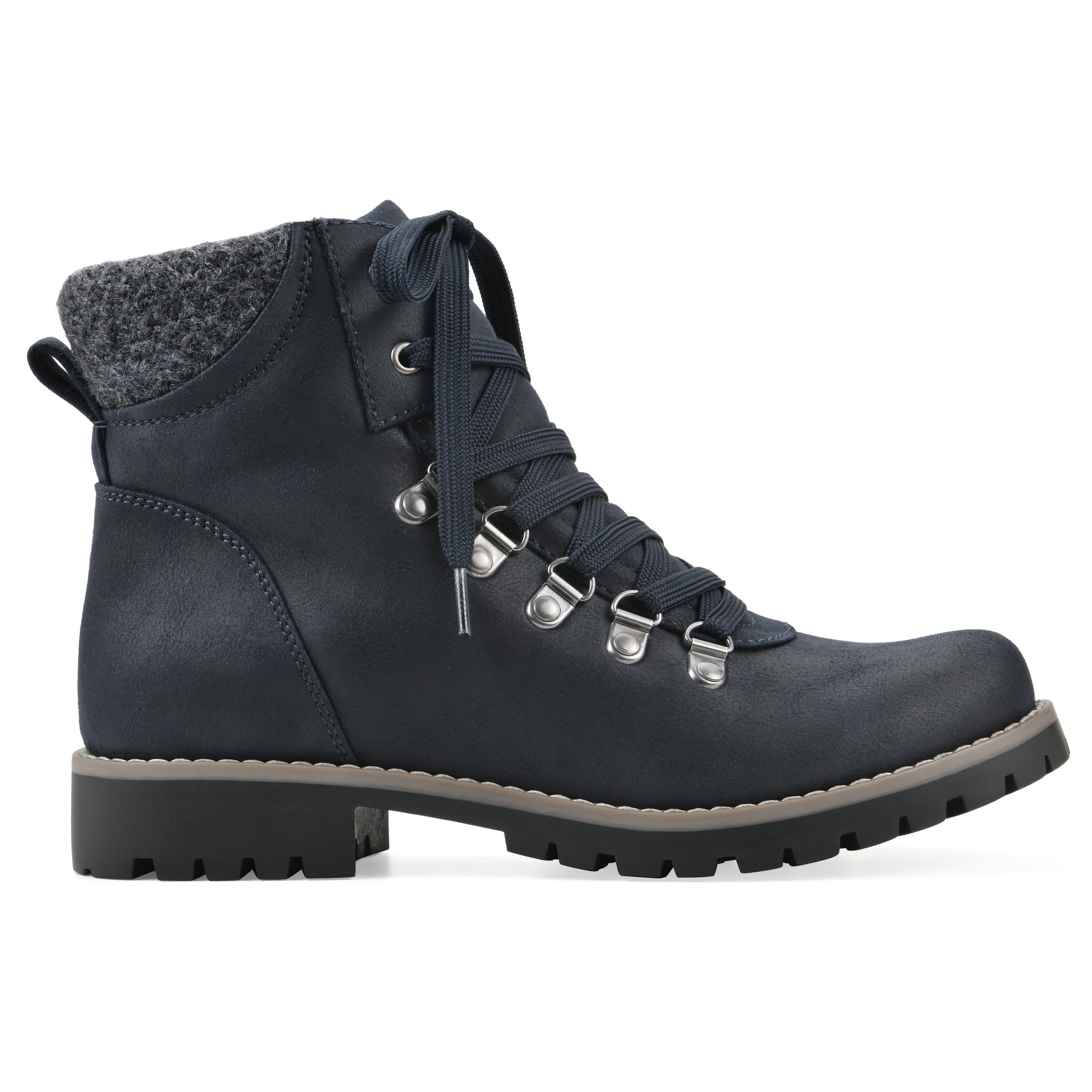 Primed Lace-Up Bootie, DARK NAVY, alternate image number 2