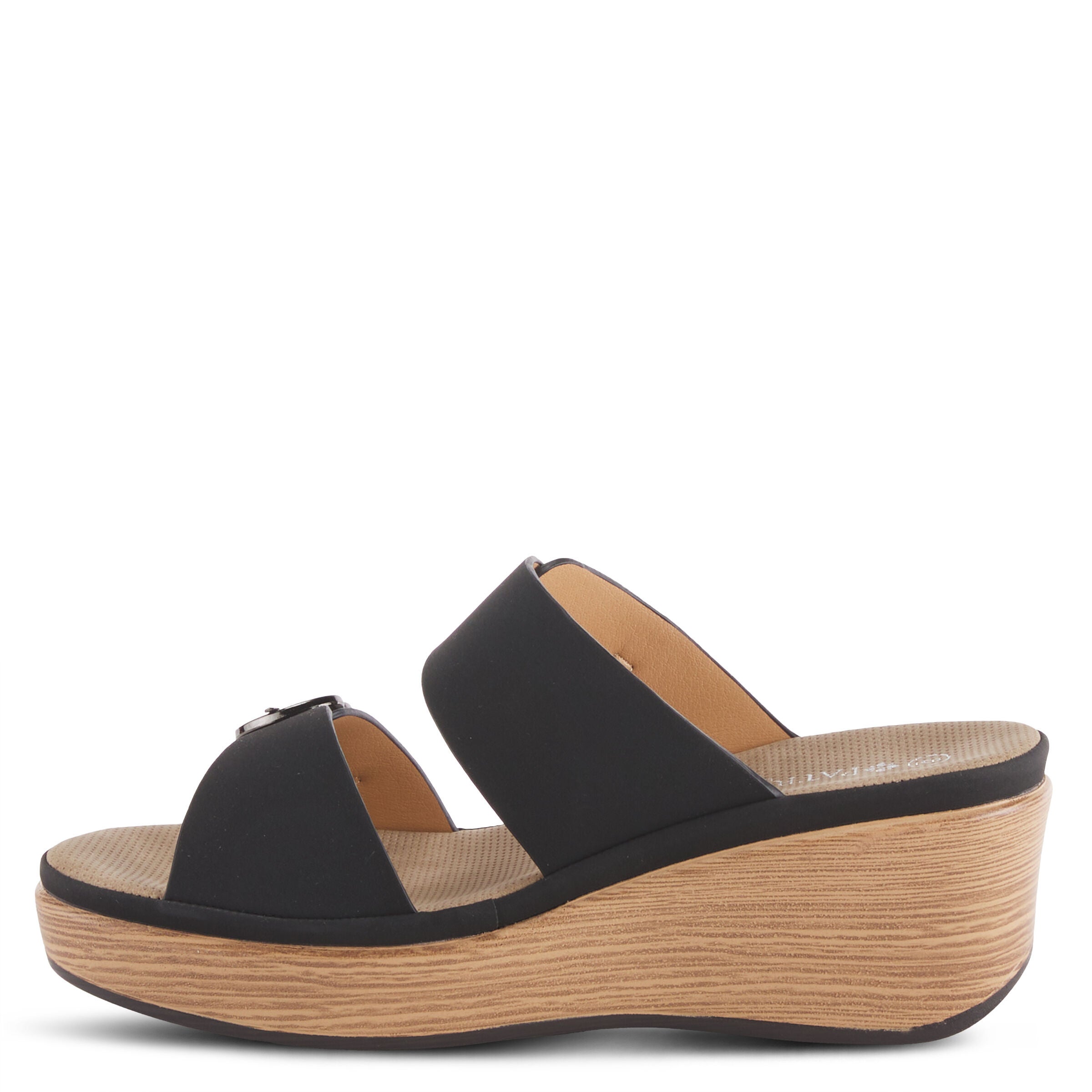 Shaniho Slide Sandal, BLACK, alternate image number 2