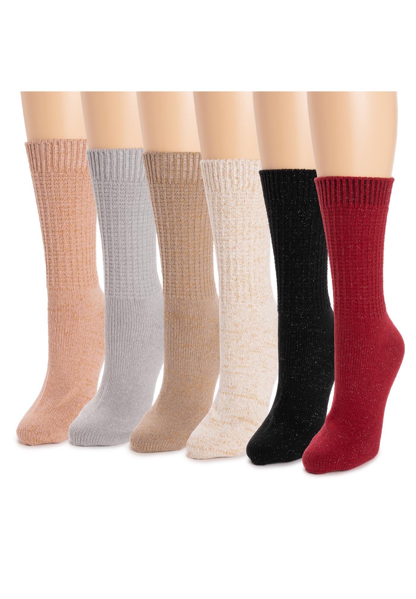 Microfiber 6 Pack) Boot Socks, , alternate image number 3
