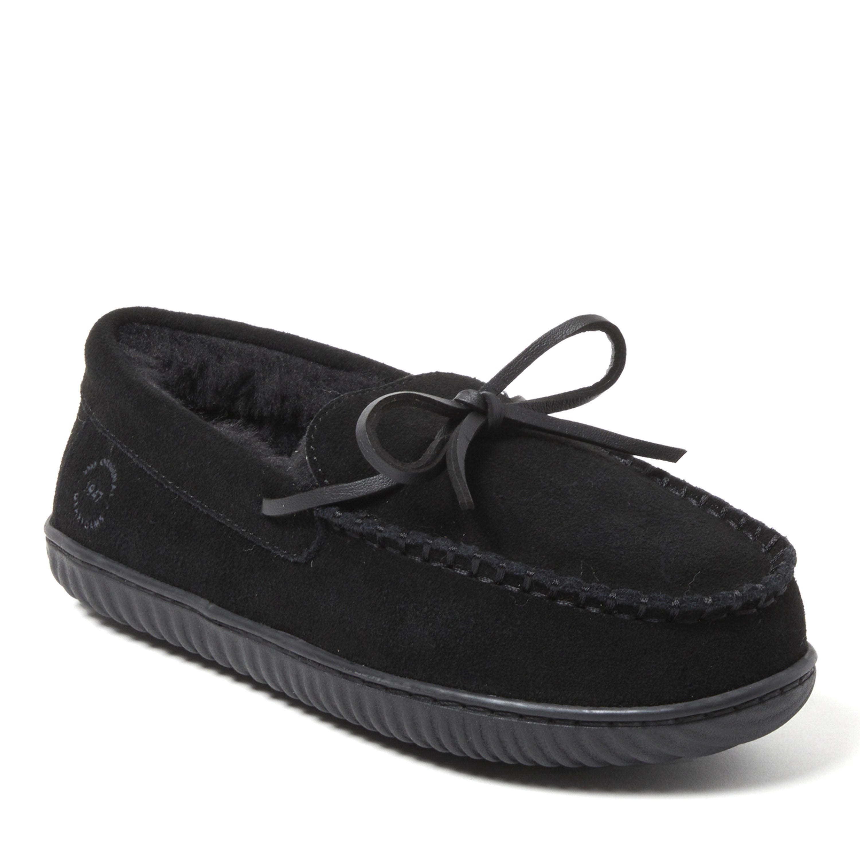 Harriet Genuine Suede Moccasin, BLACK, hi-res image number 0