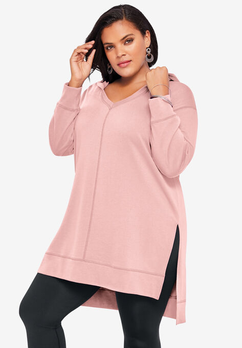 Tunic Hoodie, SOFT BLUSH, hi-res image number null