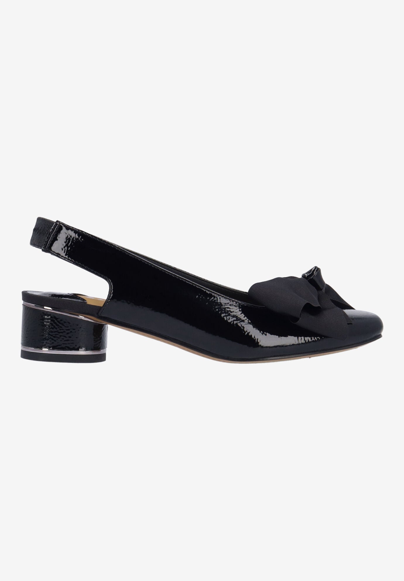 Lazule Slingback Pump, BLACK, alternate image number 3