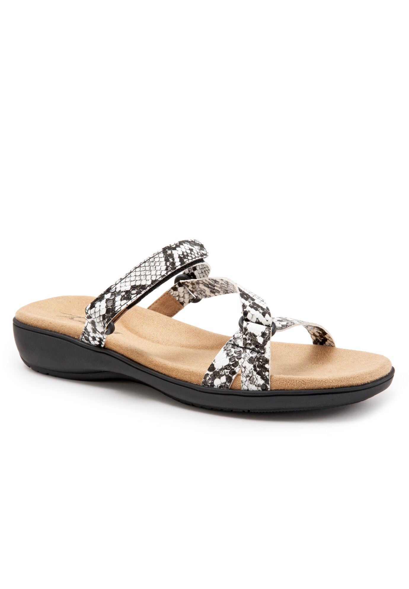 Raja Sandal, BLACK WHITE SNAKE, hi-res image number 0