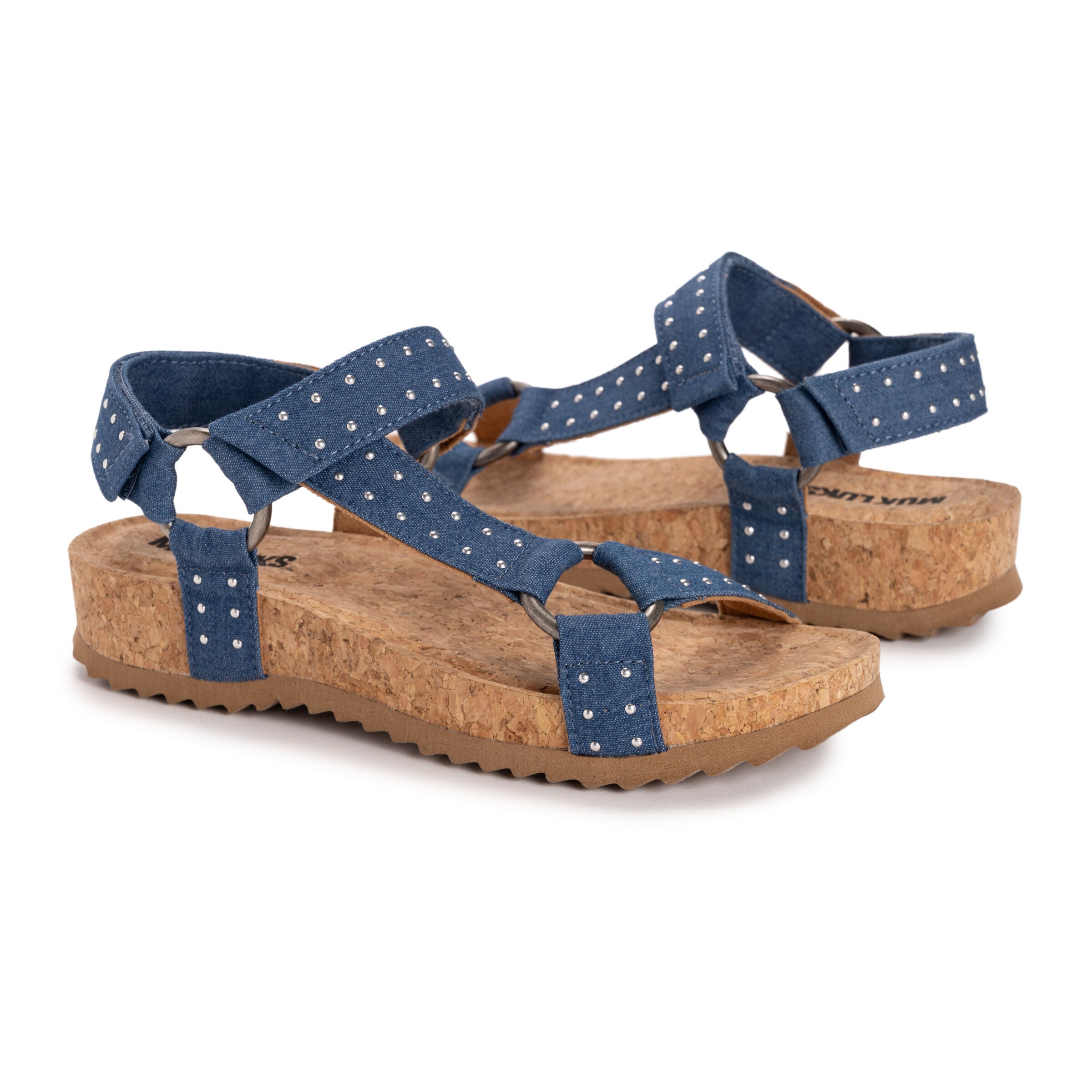 Piper Sandal, STUDDED DENIM, alternate image number 2