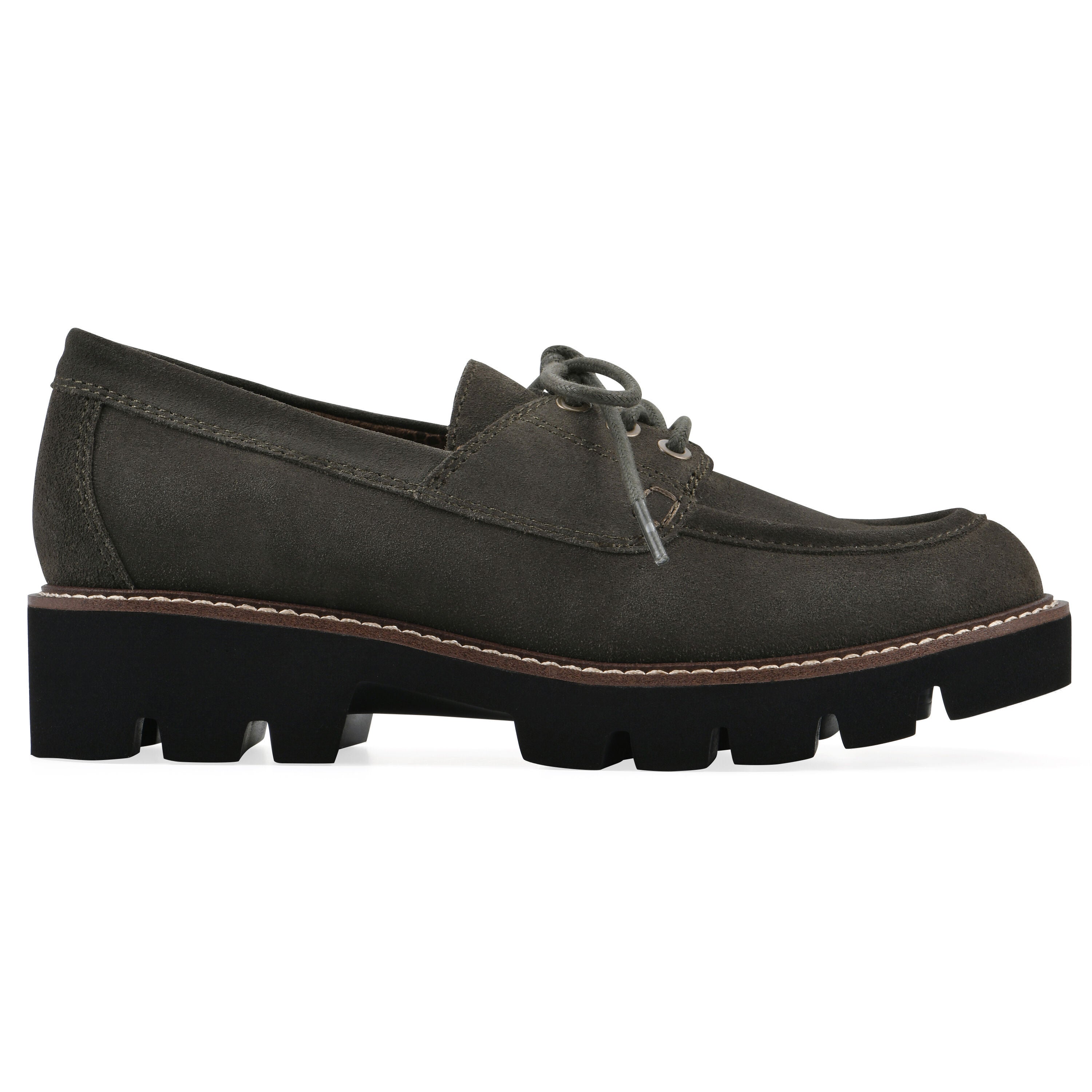 Gino Lug Sole Loafer, ARMY SUEDE, alternate image number 2