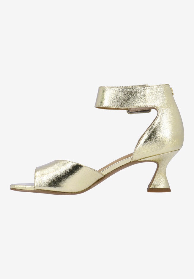 Genevra Ankle Strap Sandal, GOLD, alternate image number 5