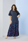 Ultrasmooth® Fabric Ruffle-Sleeve Top, , alternate image number null