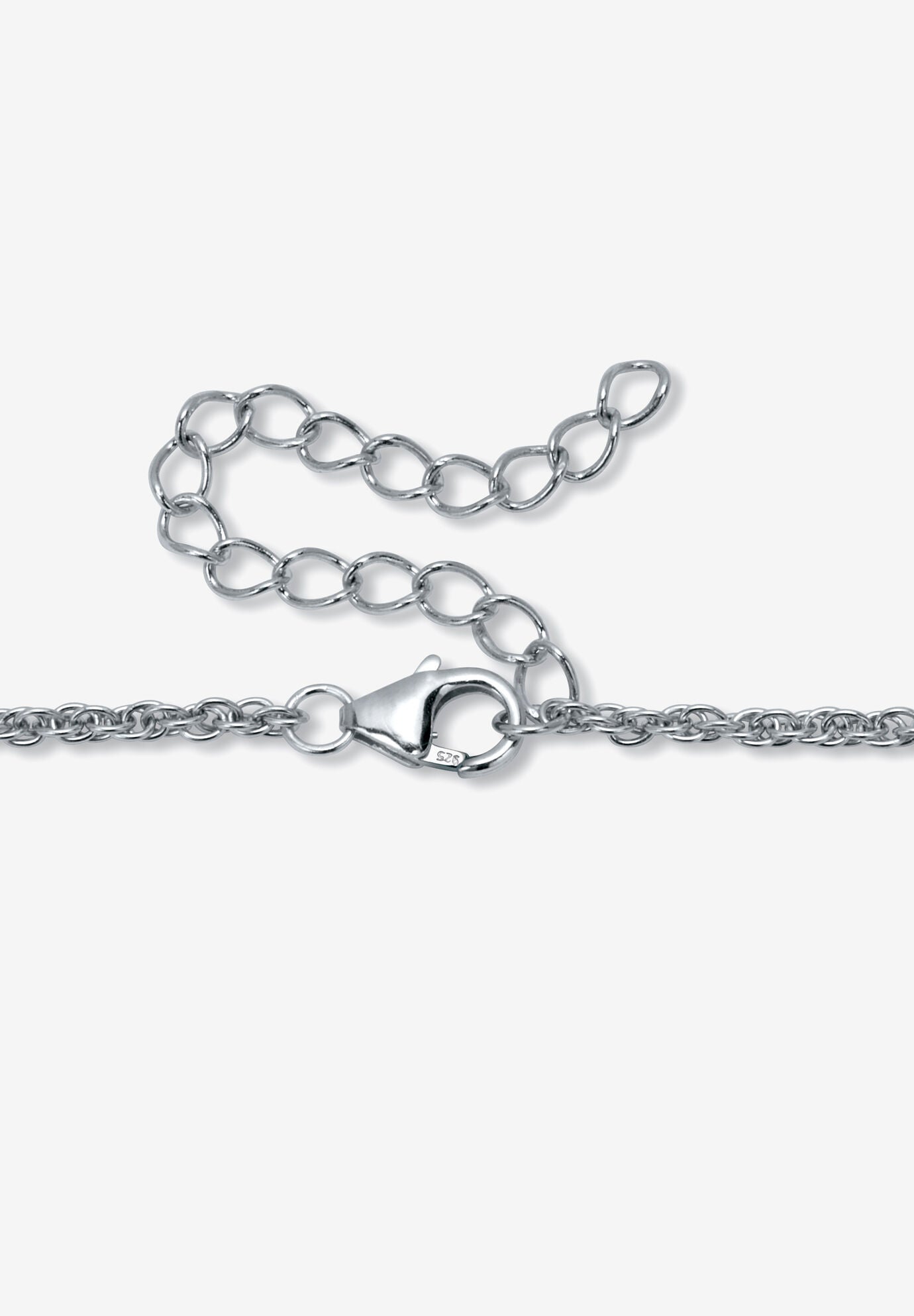 9.09 Tcw Pear Cut Genuine Mystic Fire Topaz And Cz Sterling Silver Necklace, , on-hover image number 1