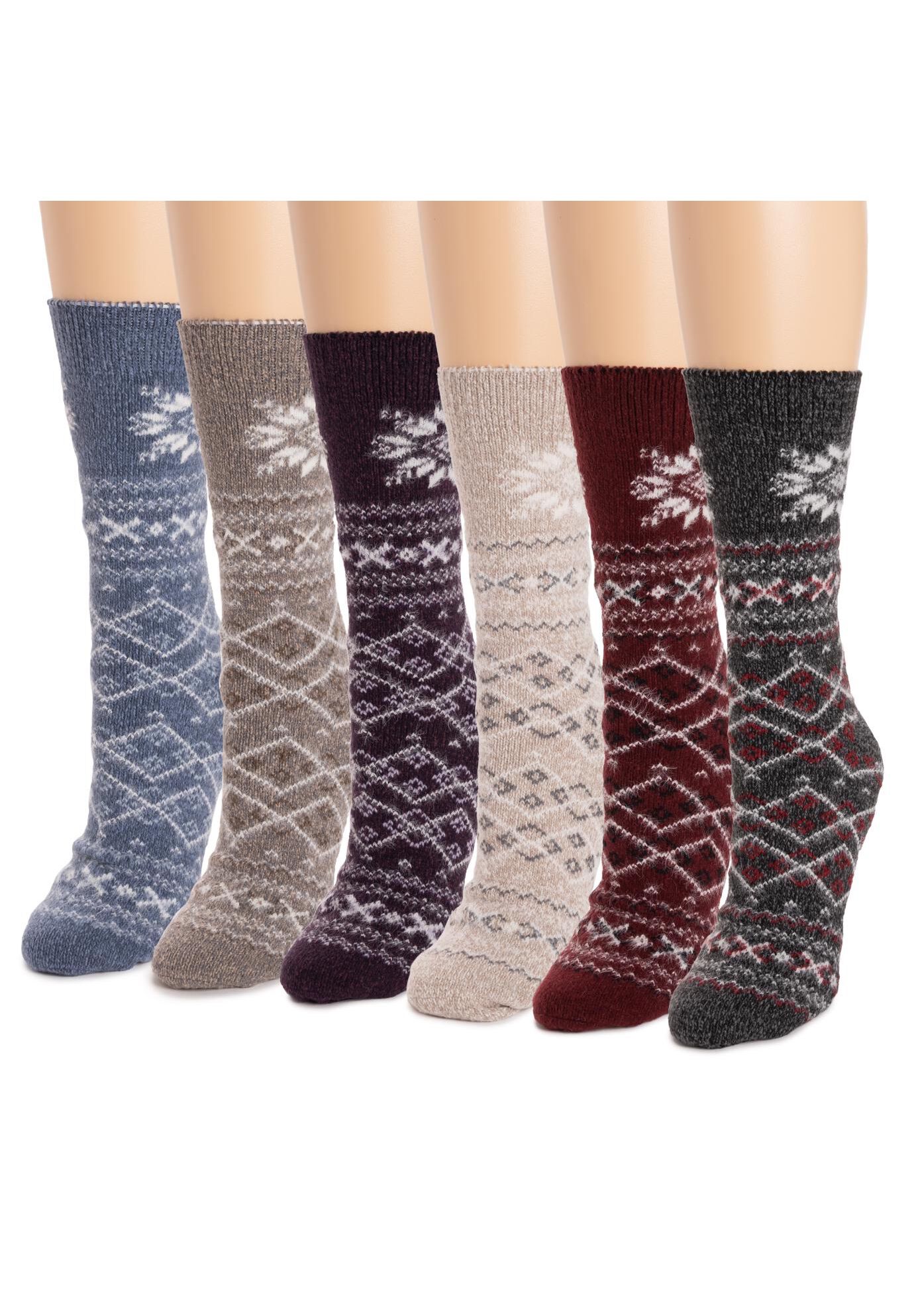 Microfiber 6 Pack) Boot Socks, , alternate image number 2