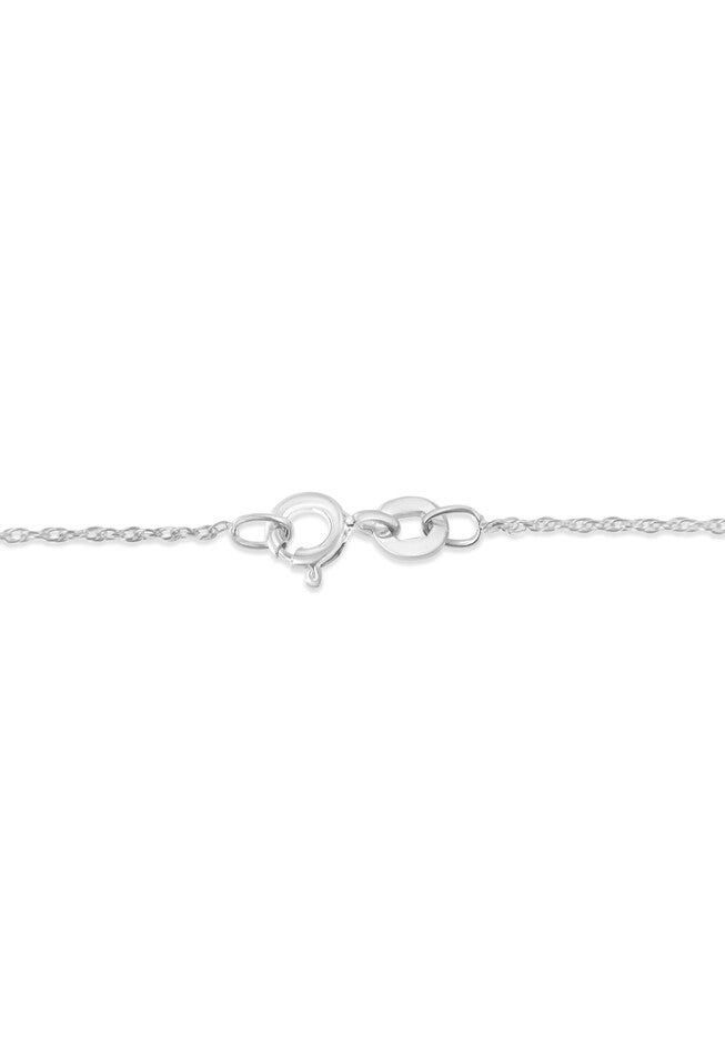 Sterling Silver Brilliantcut Diamond Miracleset Shared Prong Cross Pendant Necklace, , alternate image number null