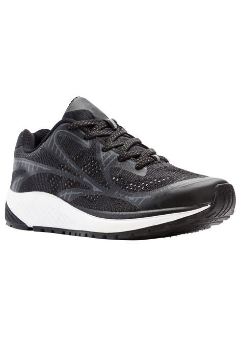 Propet One LT Sneaker by Propet®, BLACK GREY, hi-res image number null