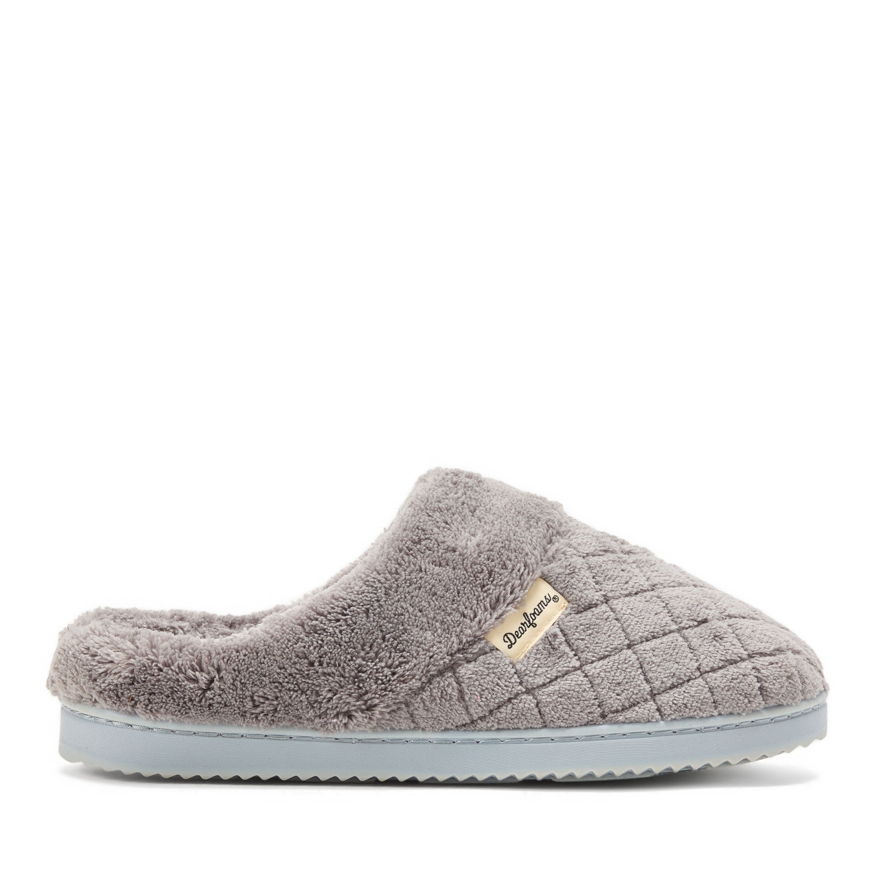 Libby Quilted Terry Clog, MEDIUM GREY, alternate image number 2